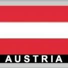 2 Temporary Skin Austria Country Flag Tattoo Sticker Party Favors Tattoos Stickers