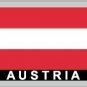 2 Temporary Skin Austria Country Flag Tattoo Sticker Party Favors Tattoos Stickers