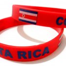 Costa Rica Country Flag Silicone Rubber Bracelet Sport Unisex Fashion Multi Color Wristband