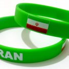 Iran Country Flag Silicone Rubber Bracelet Sport Unisex Fashion Multi Color Wristband