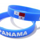 Panama Country Flag Silicone Rubber Bracelet Sport Unisex Fashion Multi Color Wristband