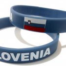 Slovenia Country Flag Silicone Rubber Bracelet Sport Unisex Fashion Multi Color Wristband