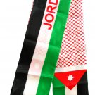 Jordan Flag Unisex Neck Fashion Arabian Scarf Desert Shawl Shemagh Jordanian Wrap