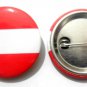 Austria National Country Flag Button Badge Lapel Pin Tin Plate 30 mm Diameter
