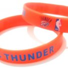 NBA OKC Thunder Team Silicone Rubber Bracelet Sport Unisex Fashion Multi Color Wristband Cuff