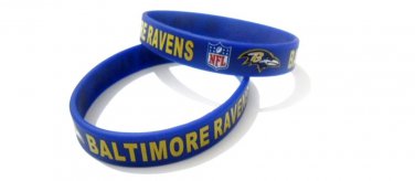 baltimore ravens rubber wristbands