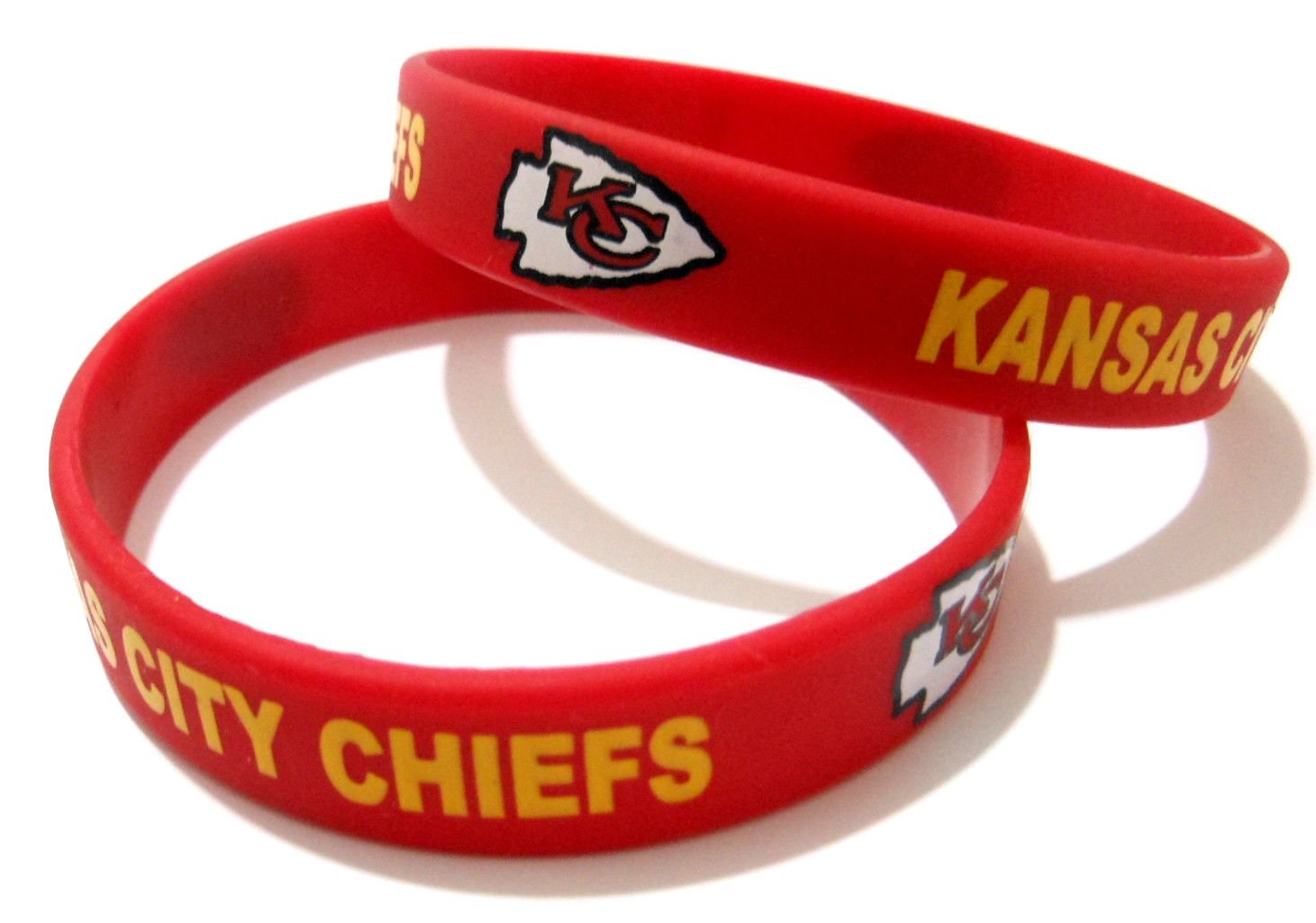 Kansas City Chiefs NFL Football Team Silicone Rubber Bracelet Sport