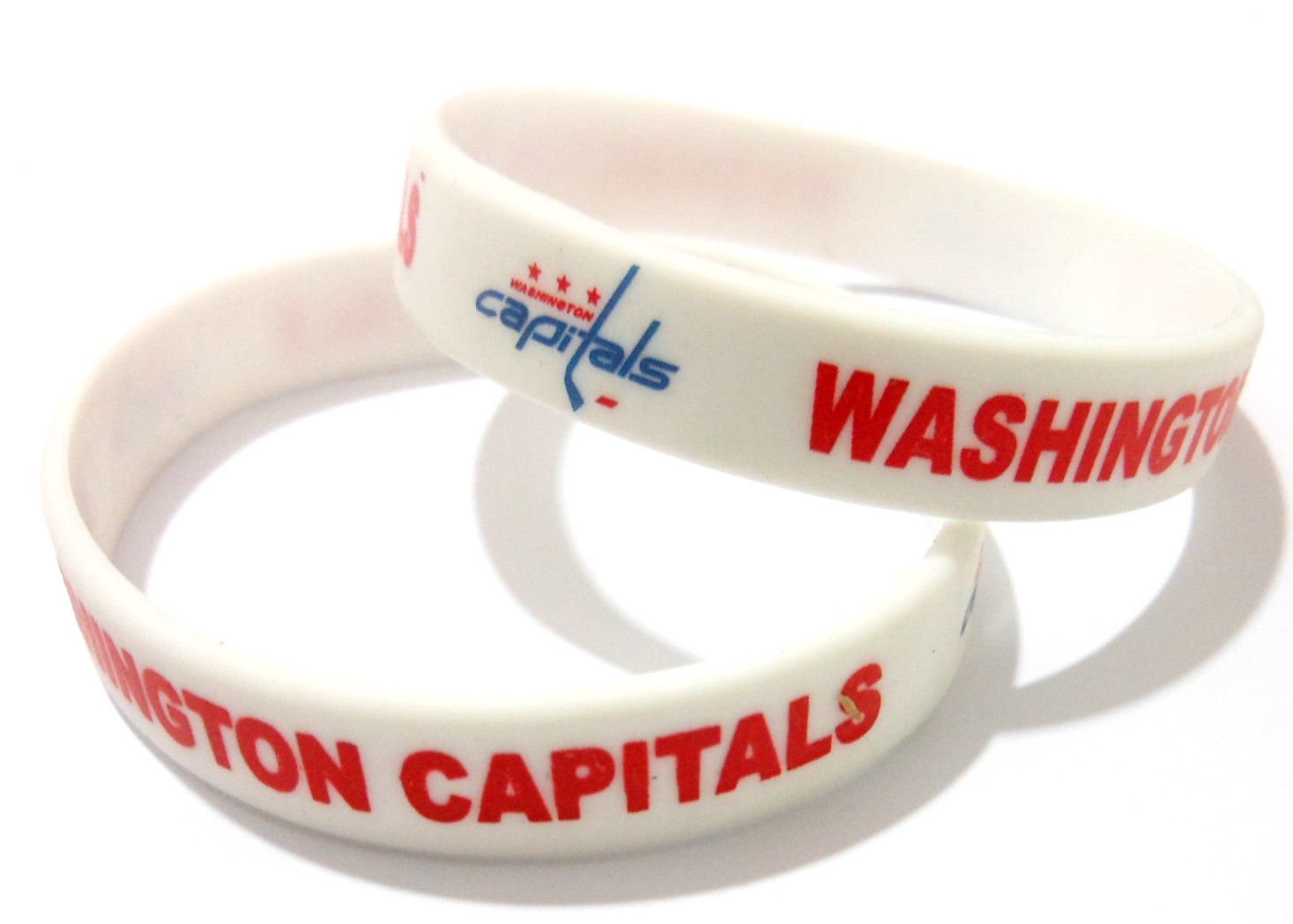 Washington Capitals NHL Hockey Team Silicone Rubber Bracelet Sport