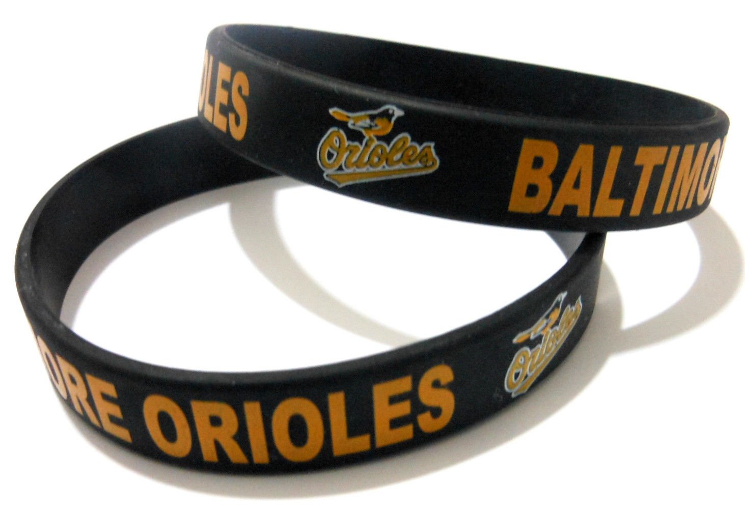 Baltimore Orioles MLB Baseball Team Silicone Rubber Bracelet Sport