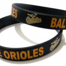 Baltimore Orioles MLB Baseball Team Silicone Rubber Bracelet Sport Unisex Fashion Wristband