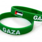 Gaza Green Country Flag Silicone Rubber Bracelet Sport Unisex Fashion Multi Color Wristband