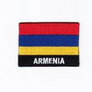 Armenia MultiColor Country Flag Logo Embroidered Iron On Backing Heat Seal Patch