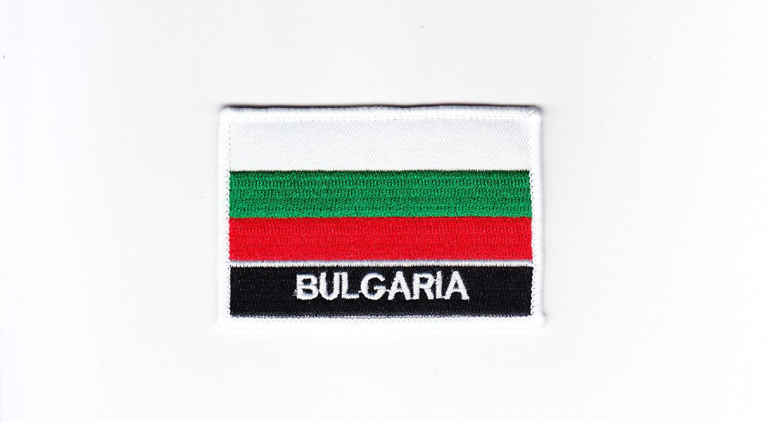 Bulgaria MultiColor Country Flag Logo Embroidered Iron On Backing Heat ...