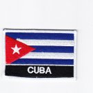 Cuba MultiColor Country Flag Logo Embroidered Iron On Backing Heat Seal Patch