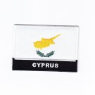 Cyprus MultiColor Country Flag Logo Embroidered Iron On Backing Heat Seal Patch