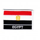 Egypt MultiColor Country Flag Logo Embroidered Iron On Backing Heat Seal Patch