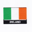 Ireland MultiColor Country Flag Logo Embroidered Iron On Backing Heat Seal Patch