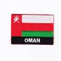 Oman MultiColor Country Flag Logo Embroidered Iron On Backing Heat Seal Patch