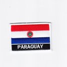 Paraguay MultiColor Country Flag Logo Embroidered Iron On Backing Heat Seal Patch