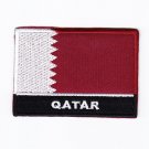 Qatar MultiColor Country Flag Logo Embroidered Iron On Backing Heat Seal Patch
