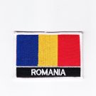 Romania MultiColor Country Flag Logo Embroidered Iron On Backing Heat Seal Patch