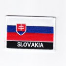 Slovakia MultiColor Country Flag Logo Embroidered Iron On Backing Heat Seal Patch