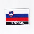 Slovenia MultiColor Country Flag Logo Embroidered Iron On Backing Heat Seal Patch