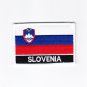Slovenia MultiColor Country Flag Logo Embroidered Iron On Backing Heat Seal Patch