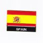Spain MultiColor Country Flag Logo Embroidered Iron On Backing Heat Seal Patch