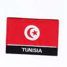Tunisia MultiColor Country Flag Logo Embroidered Iron On Backing Heat Seal Patch