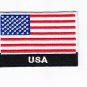 USA United States MultiColor Country Flag Logo Embroidered Iron On Backing Heat Seal Patch