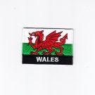 Wales MultiColor Country Flag Logo Embroidered Iron On Backing Heat Seal Patch