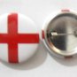 England National Country Flag Button Badge Lapel Pin Tin Plate 30 mm Diameter