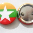 Ghana National Country Flag Button Badge Lapel Pin Tin Plate 30 mm Diameter