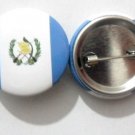 Guatemala National Country Flag Button Badge Lapel Pin Tin Plate 30 mm Diameter
