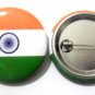 India National Country Flag Button Badge Lapel Pin Tin Plate 30 mm Diameter