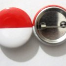 Poland National Country Flag Button Badge Lapel Pin Tin Plate 30 mm Diameter