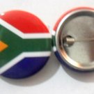 South Africa National Country Flag Button Badge Lapel Pin Tin Plate 30 mm Diameter