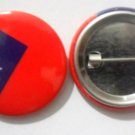 Taiwan National Country Flag Button Badge Lapel Pin Tin Plate 30 mm Diameter