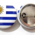 Uruguay National Country Flag Button Badge Lapel Pin Tin Plate 30 mm Diameter