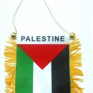 Palestine Car Mini Country National Flag Hanging Pennant Banner for Car Window or Rearview Mirror