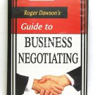 Roger Dawson's Guide to Business Negotiating (Roger Dawson) VHS Nightingale Cona