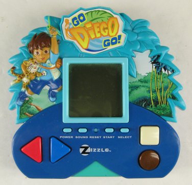 Zizzle Nick Jr. Go Diego Go Handheld Game circa 2006
