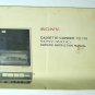 Sony Cassette-Corder TC-110 BROKEN PARTS REPAIR.