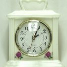 Ingraham Porcelain Decorative Quartz Clock