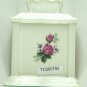 Ingraham Porcelain Decorative Quartz Clock