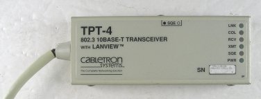 Cabletron TPT-4 802.3 10BASE-T Transciever with Lanview