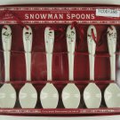 Ceramic Snowman Spoons - Set of Six (6)