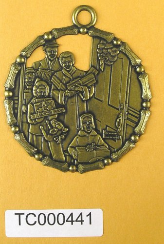 Two (2) Norman Rockwell Christmas Tree Ornaments