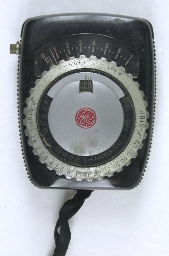General Electric Exposure Meter Type PR-1 FOR FILM OR PLATES in WORKING CONDITIO